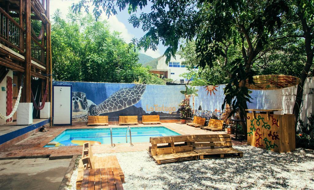La Tortuga Hostel Taganga Kültér fotó